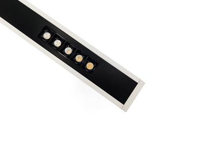 LUZ Louver Trimmed Recessed LED Linear Light, 2835 LEDs, 90lm/W
