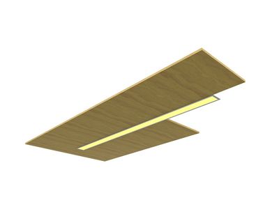 LUZ Trimless Recessed LED Linear Light, 2835 LEDs, 90lm/W