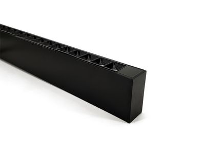SLIM Series 50° Round In Square Louver Surface Linear Light
