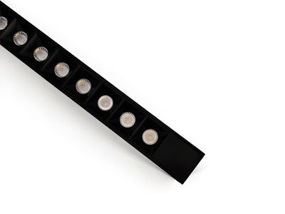 SLIM Series 50°Round In Diamond Louver Surface Linear Light