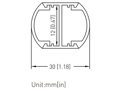 O30 Series LED Ring Pendant Light, Double Sided