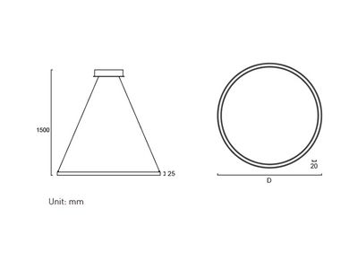 O20 Series LED Ring Pendant Light