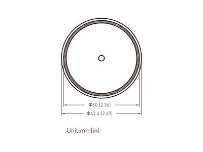 O600610P Series 360° Round Pendant Linear Light